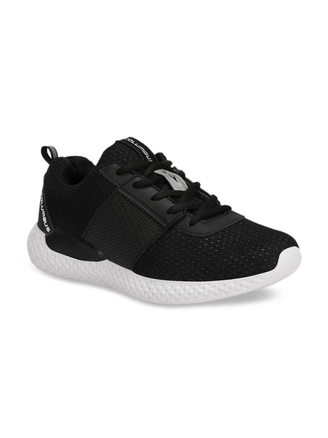 columbus black running shoes