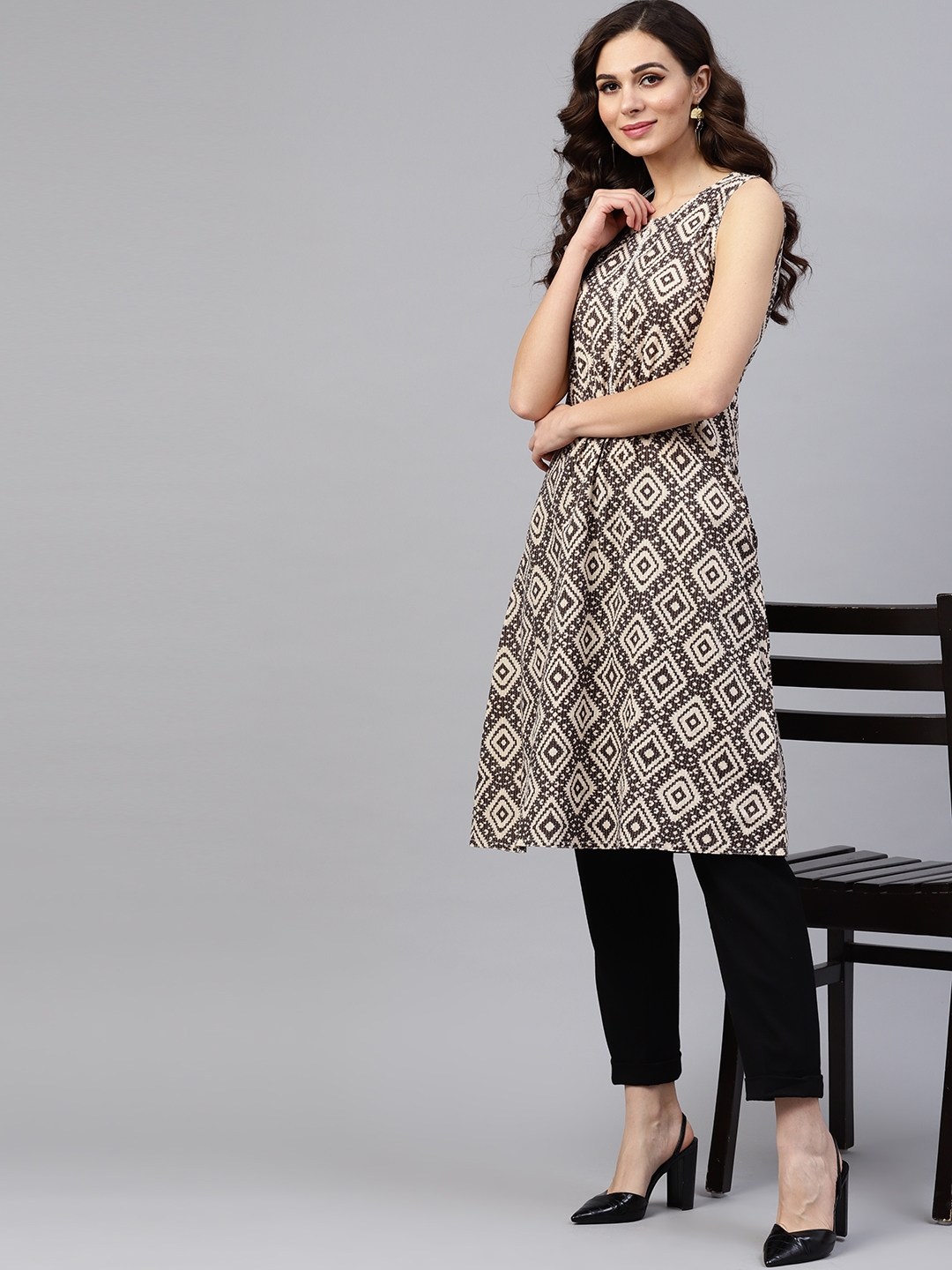 coffee brown kurti