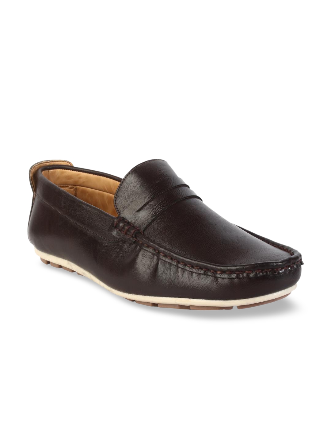 Buy Respiro Men Brown Loafers - Casual Shoes for Men 9438495 | Myntra