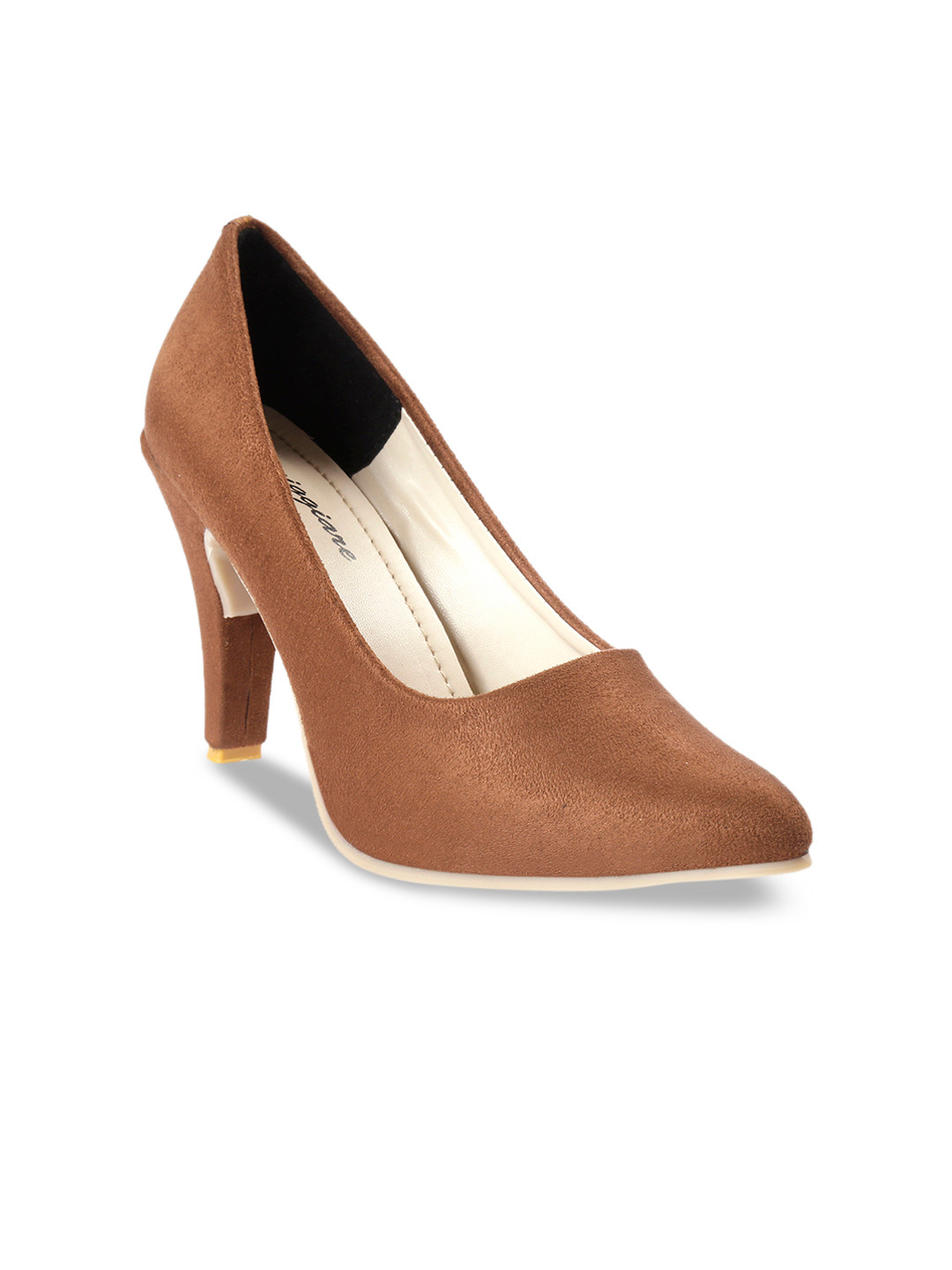 Buy Meriggiare Women Brown Solid Pumps Heels for Women 9441939 Myntra