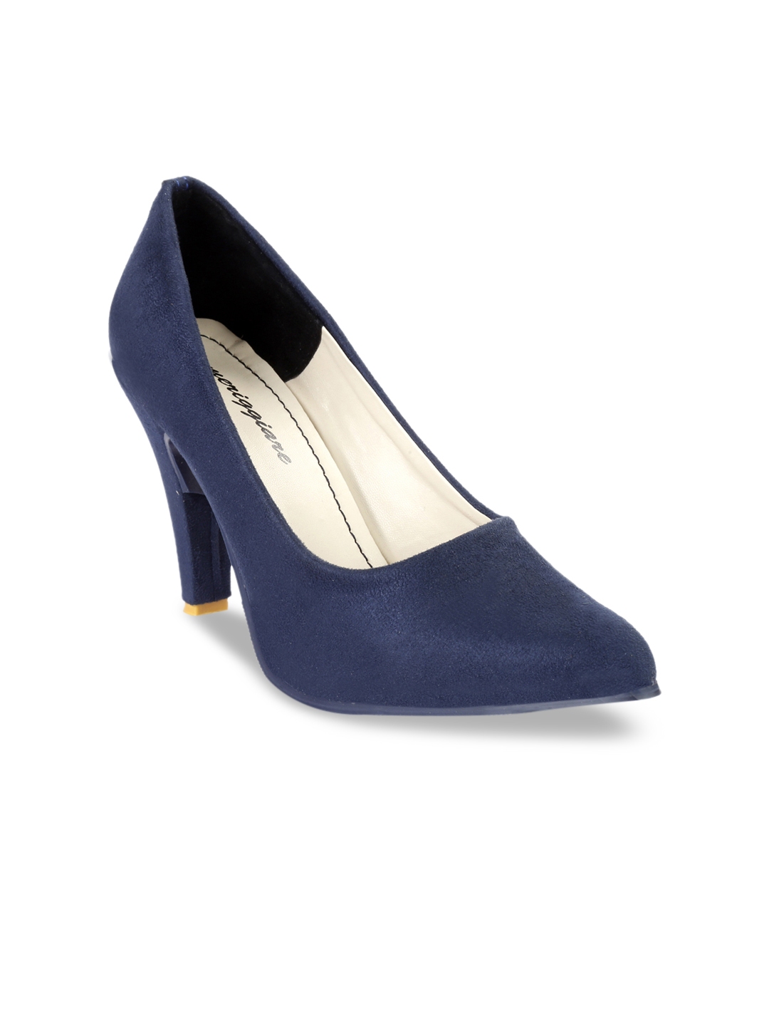 Buy Meriggiare Women Blue Solid Pumps - Heels for Women 9441959 | Myntra