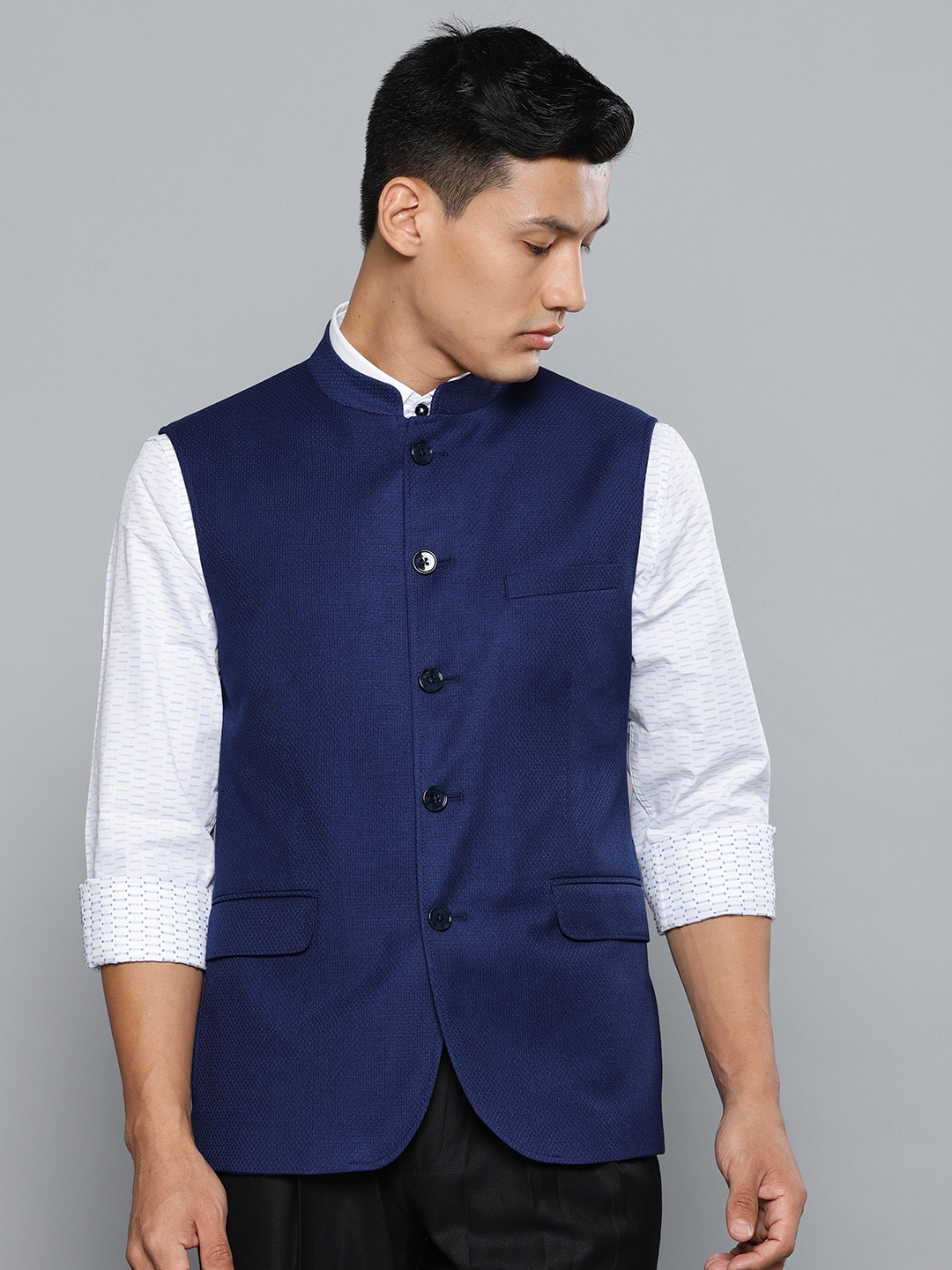 Nehru jacket louis philippe new arrivals