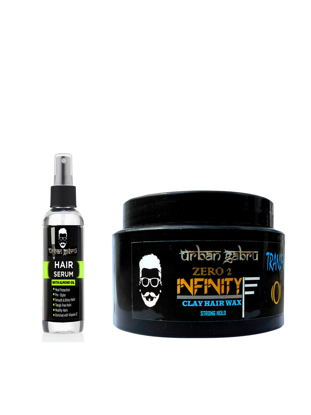 Buy URBANGABRU Set Of Hair Wax & Hair Serum Hair Gels And Wax for Men