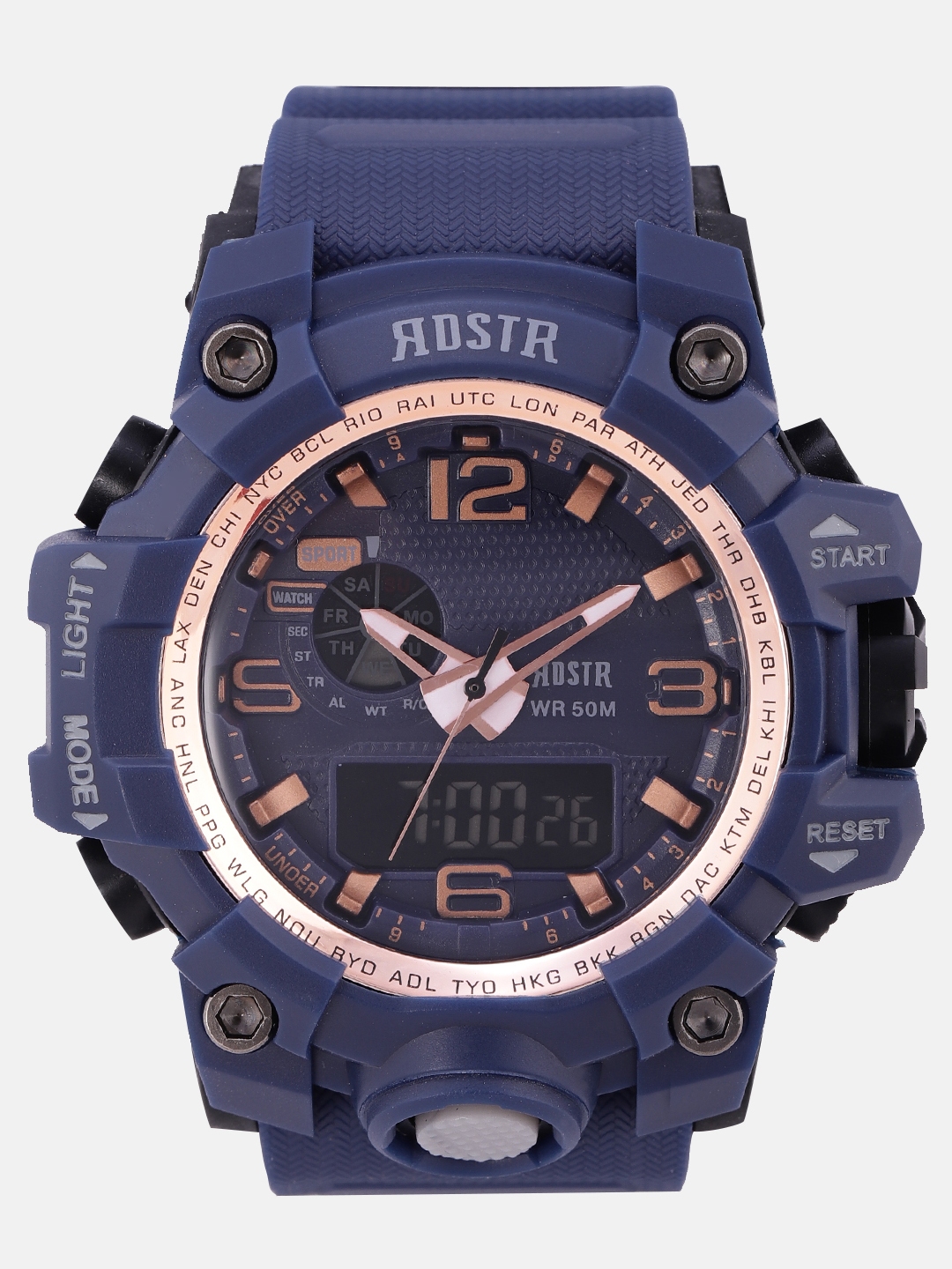 roadster analogue and digital watch