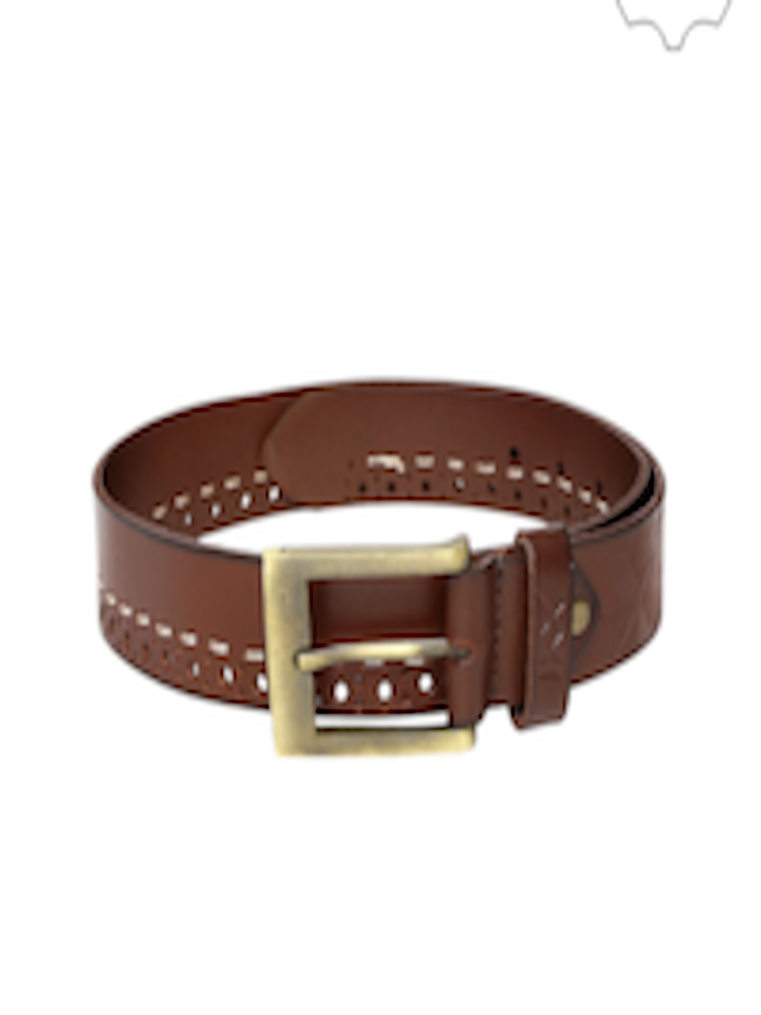 Buy HRX By Hrithik Roshan Men Brown Genuine Leather Belt - Belts for ...
