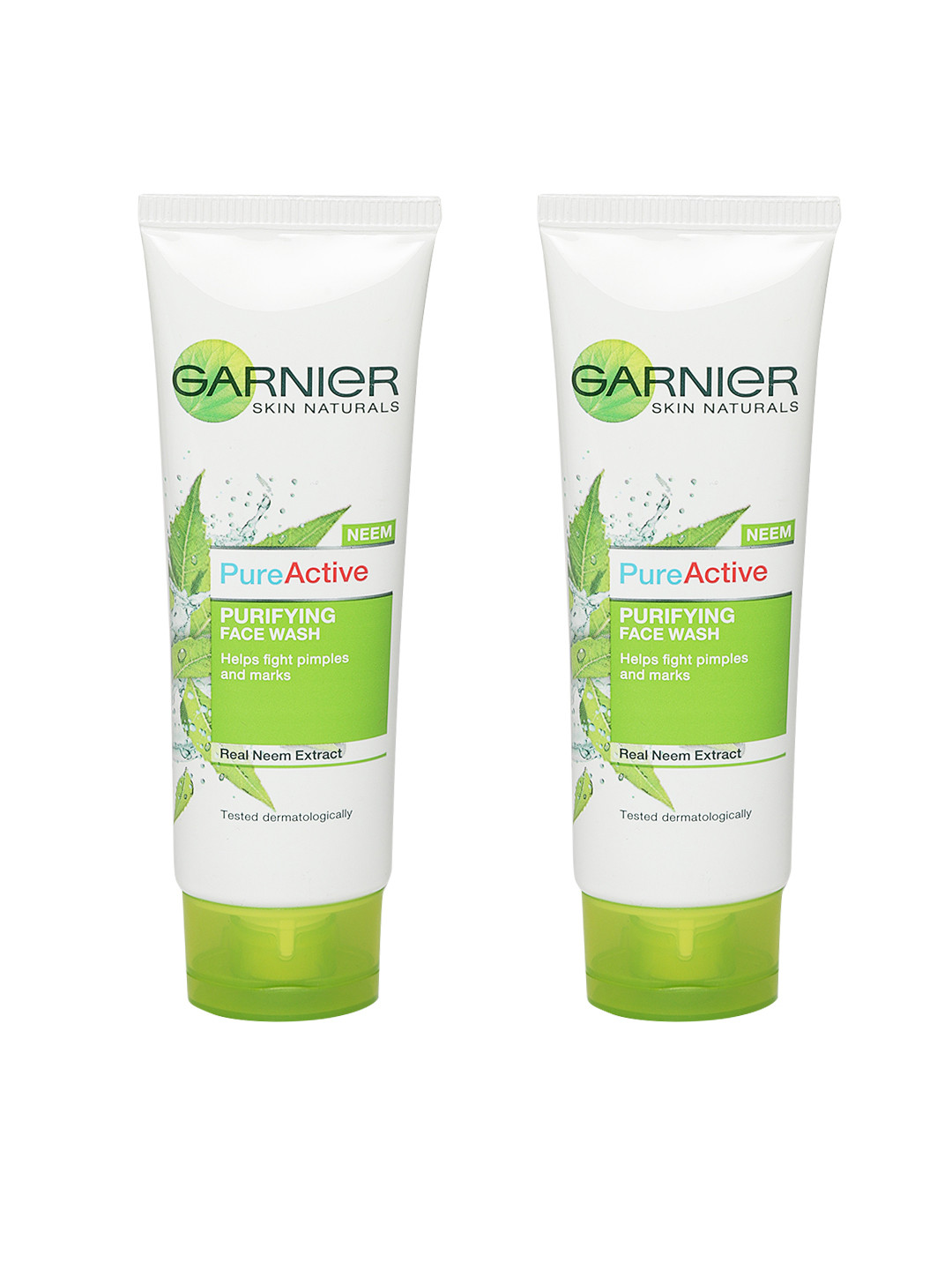 Buy Garnier Set Of 2 Skin Naturals Pure Active Real Neem Extract