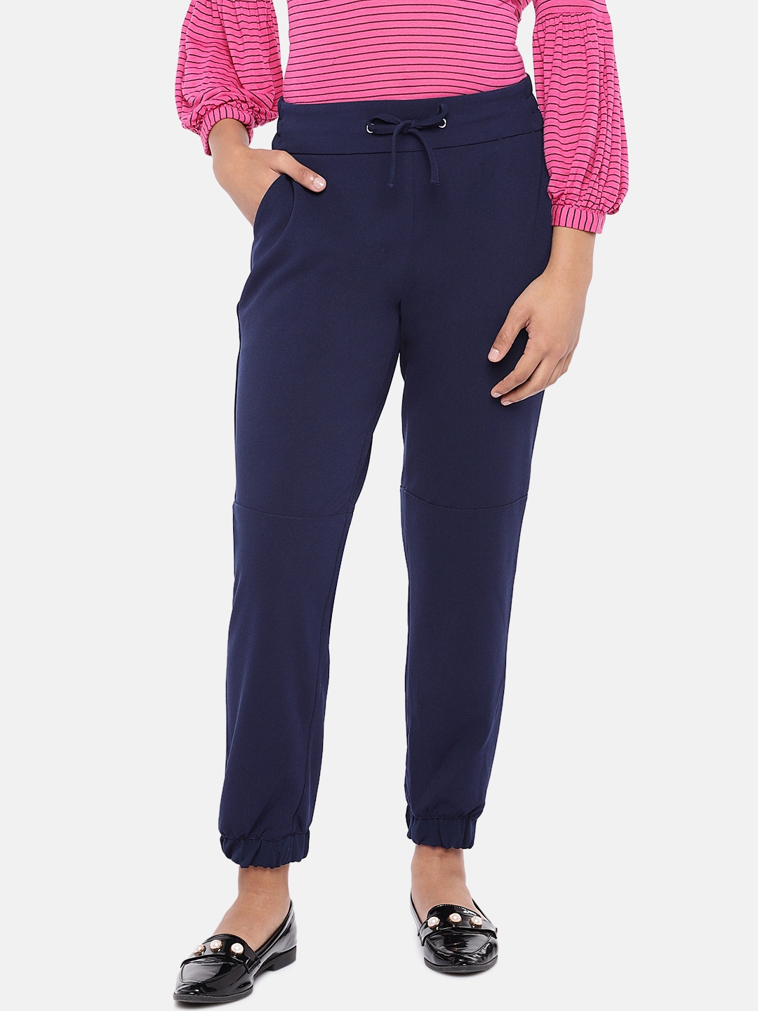 womens joggers navy