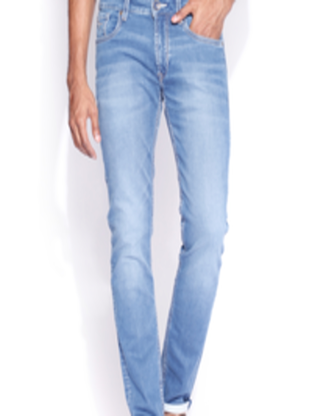 Buy Flying Machine Blue Micheal Slim Tapered Fit Jeans - Jeans for Men ...