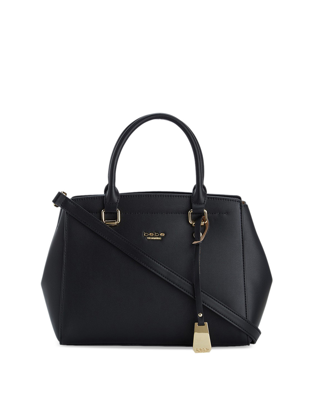 Buy Bebe Black Solid Handheld Bag Handbags for Women 9475241 Myntra