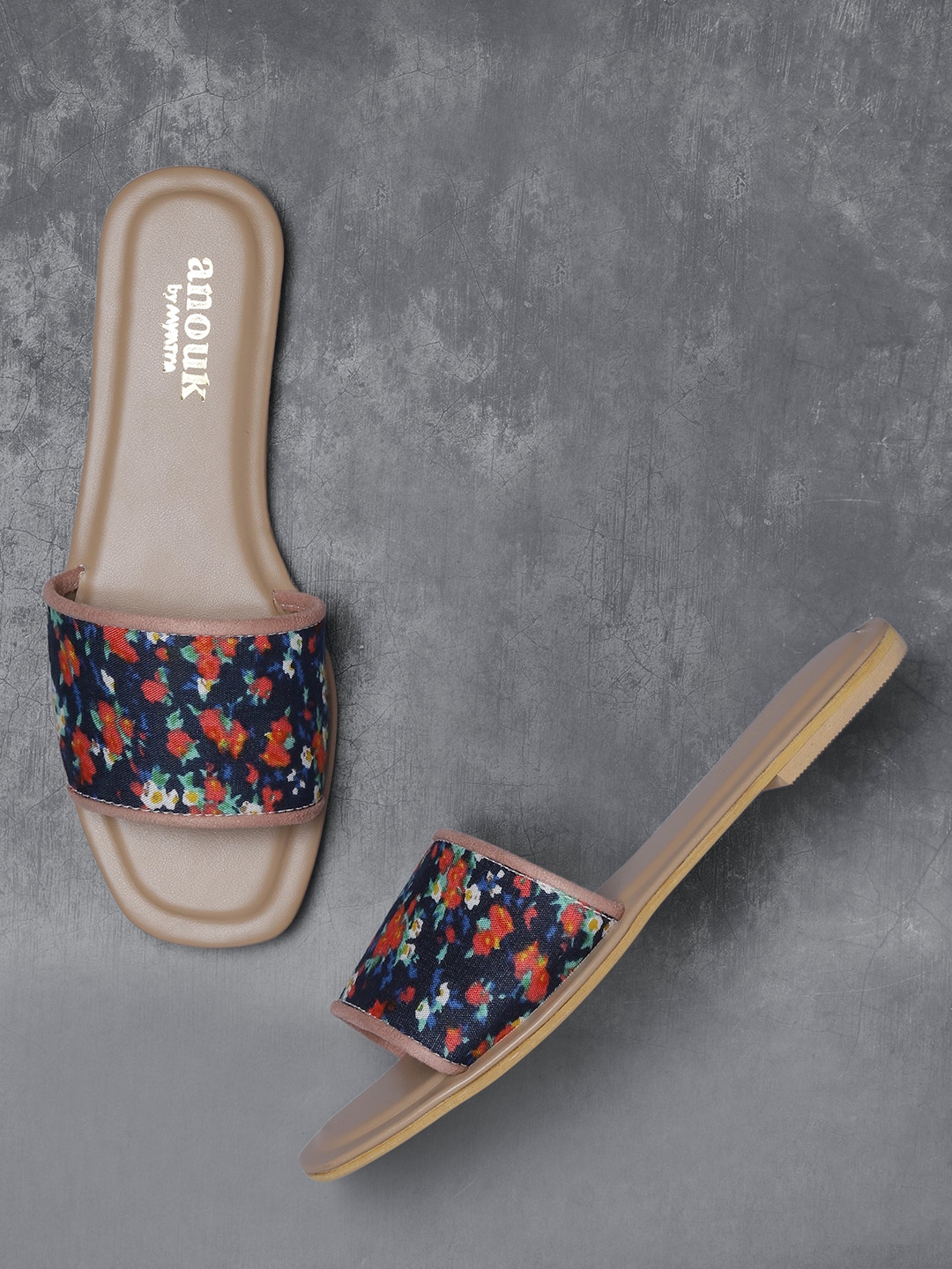 anouk open toe flats