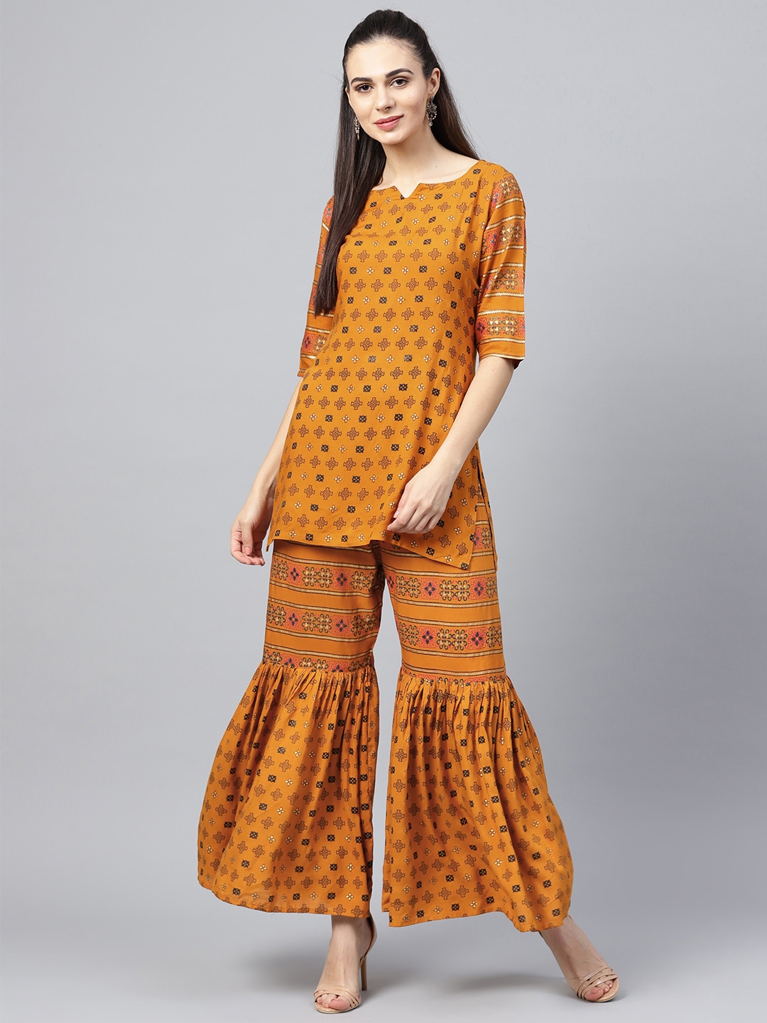 myntra sharara sets