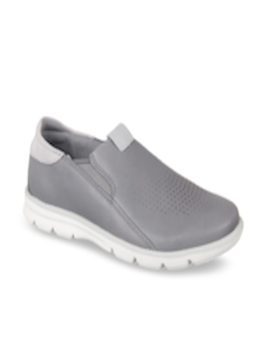 Buy Clarks Men Grey Slip On Sneakers - Casual Shoes for Men 9488687 ...