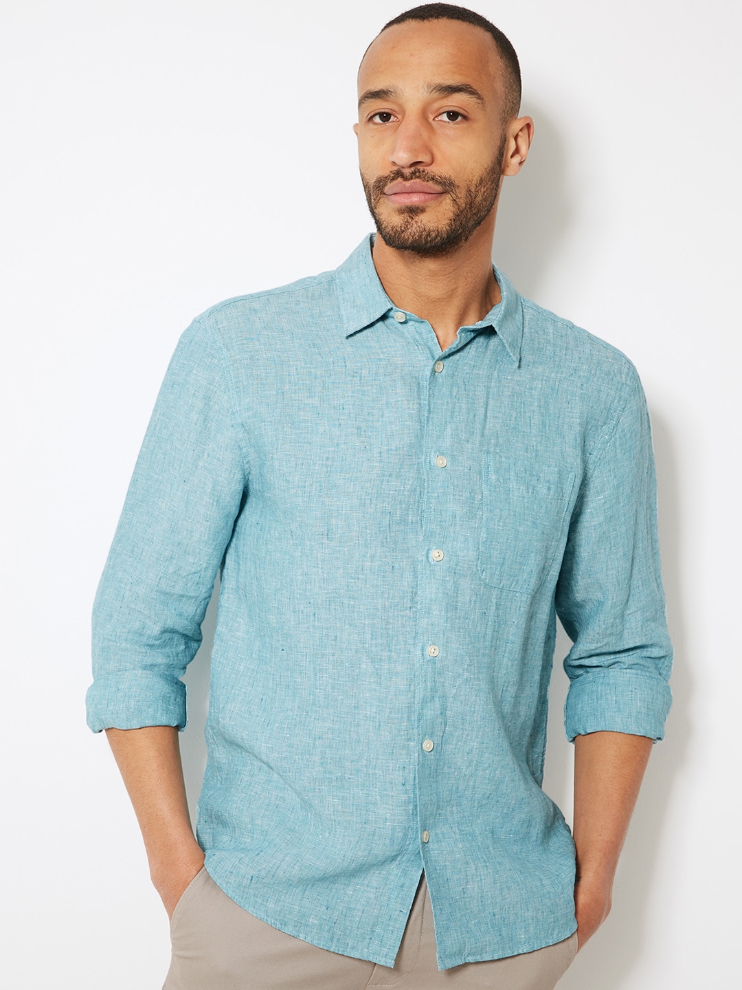 marks and spencer green t shirt