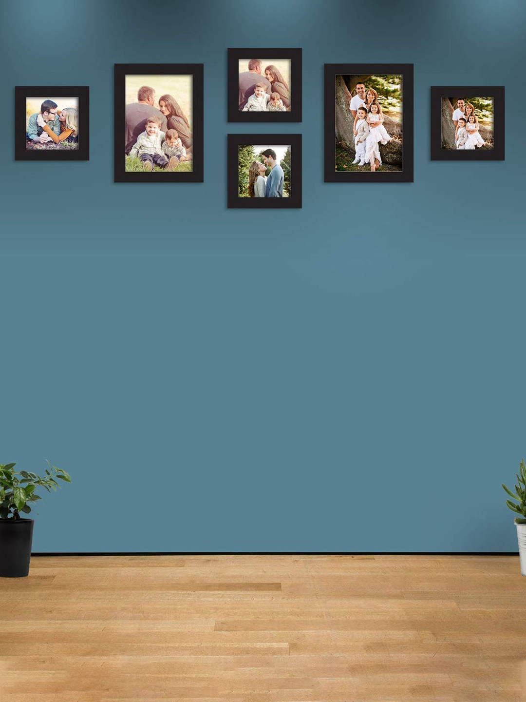 Buy Art Street Set Of 6 Black & White Wall Photo Frames Photo Frames