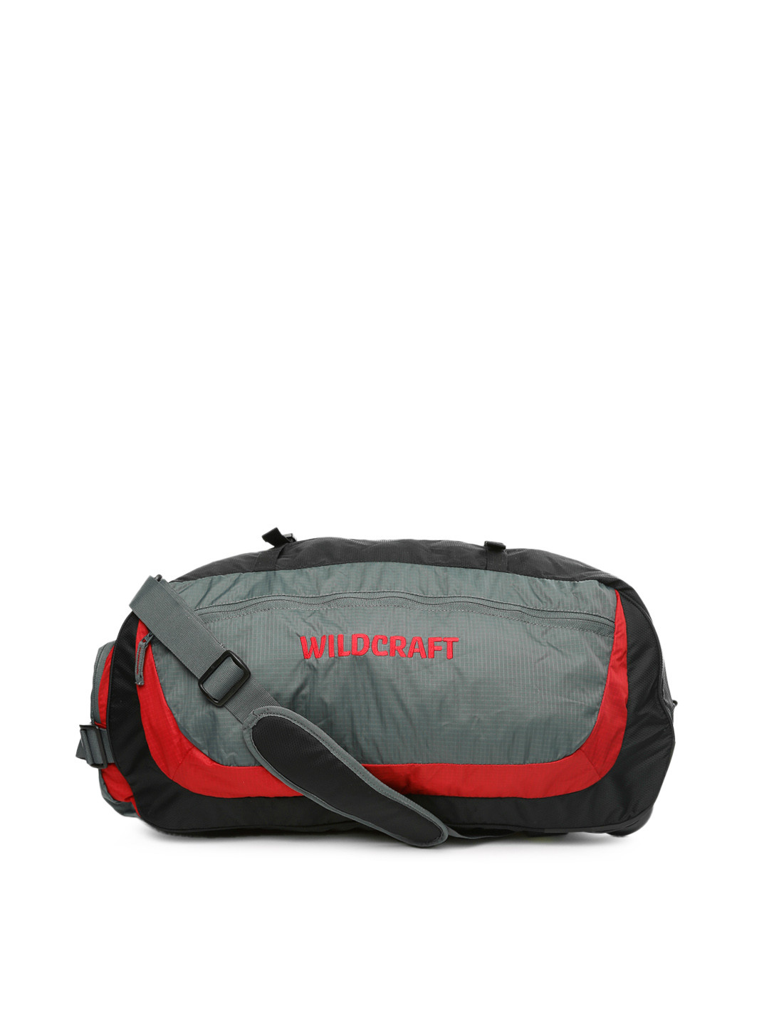 Buy Wildcraft Unisex Grey & Black Rover 2 Duffel Bag Duffel Bag for