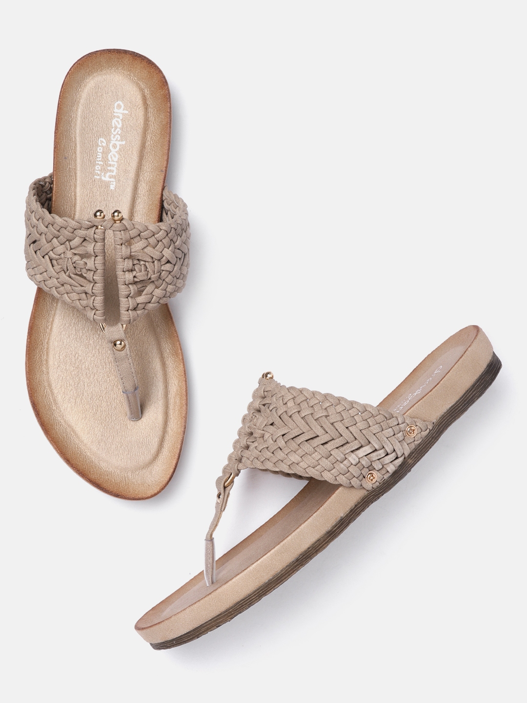 open toe flats myntra