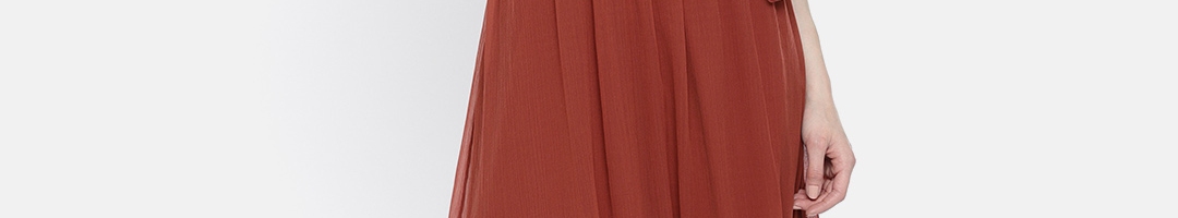 Buy Vero Moda Women Red Solid Maxi Dress - Dresses for Women 9551235 ...