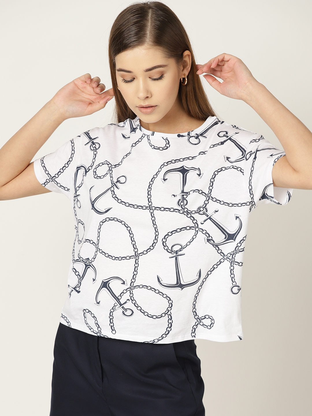 tee shirt a epaulette mango