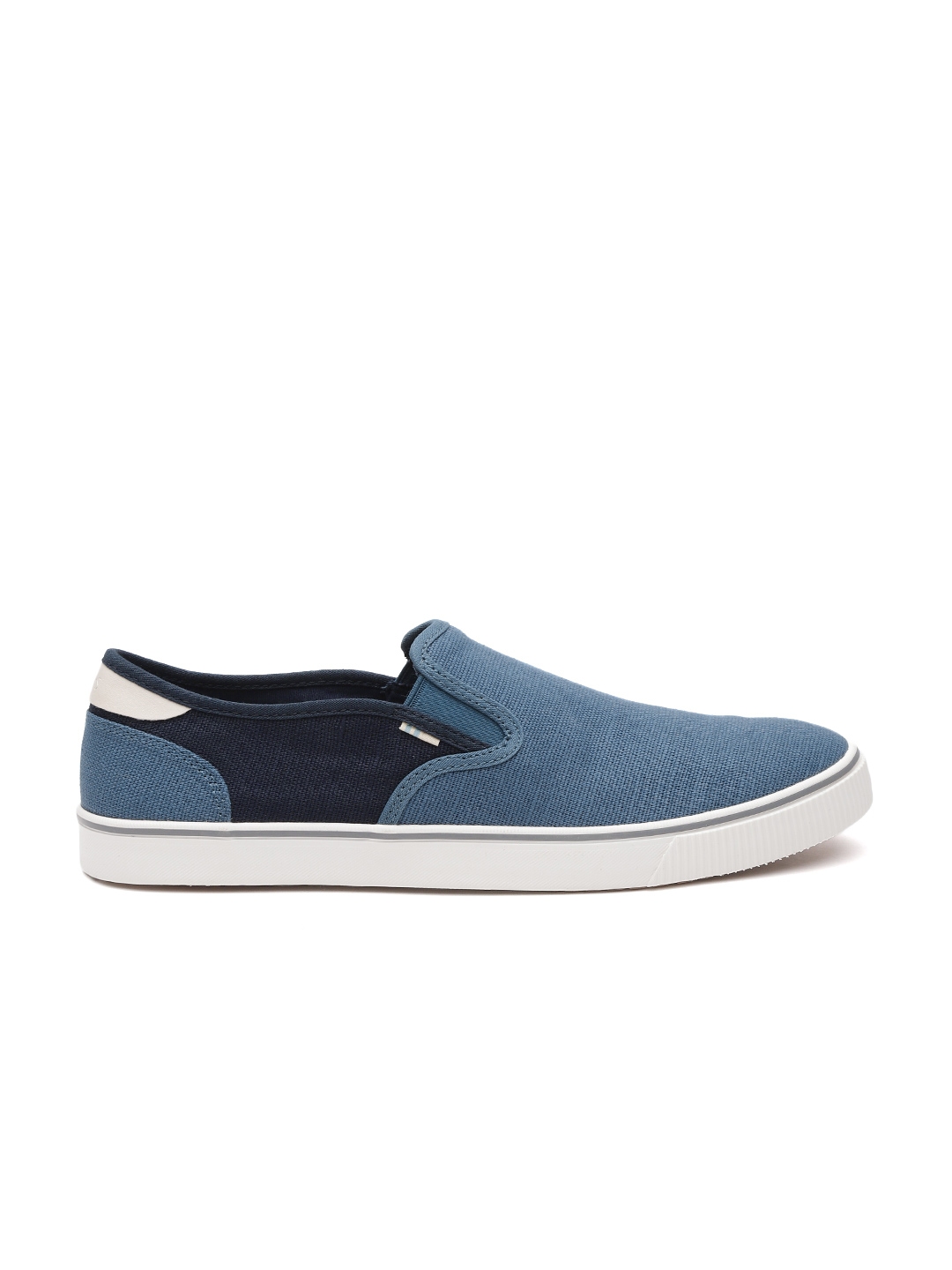 Buy TOMS Men Blue Colourblocked Slip On Sneakers - Casual Shoes for Men ...
