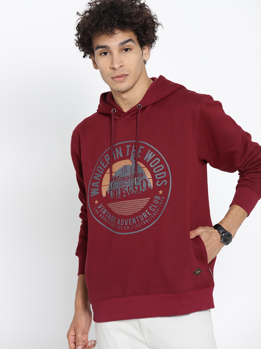 maroon sweatsuit