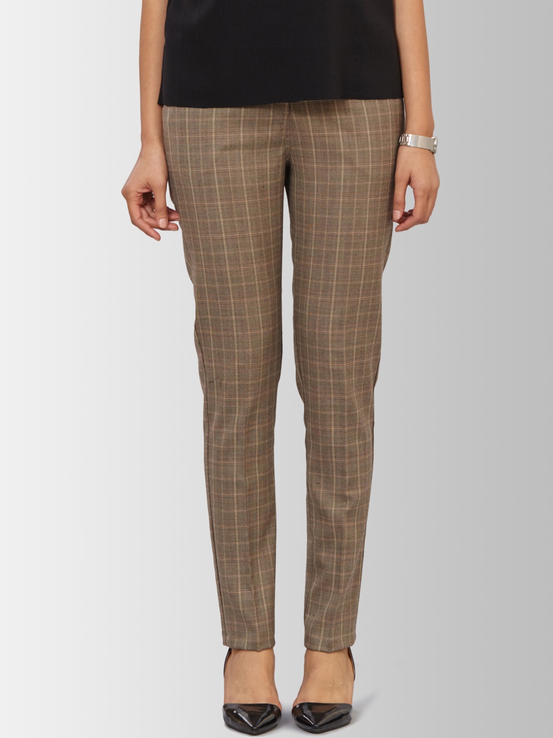 brown trousers women