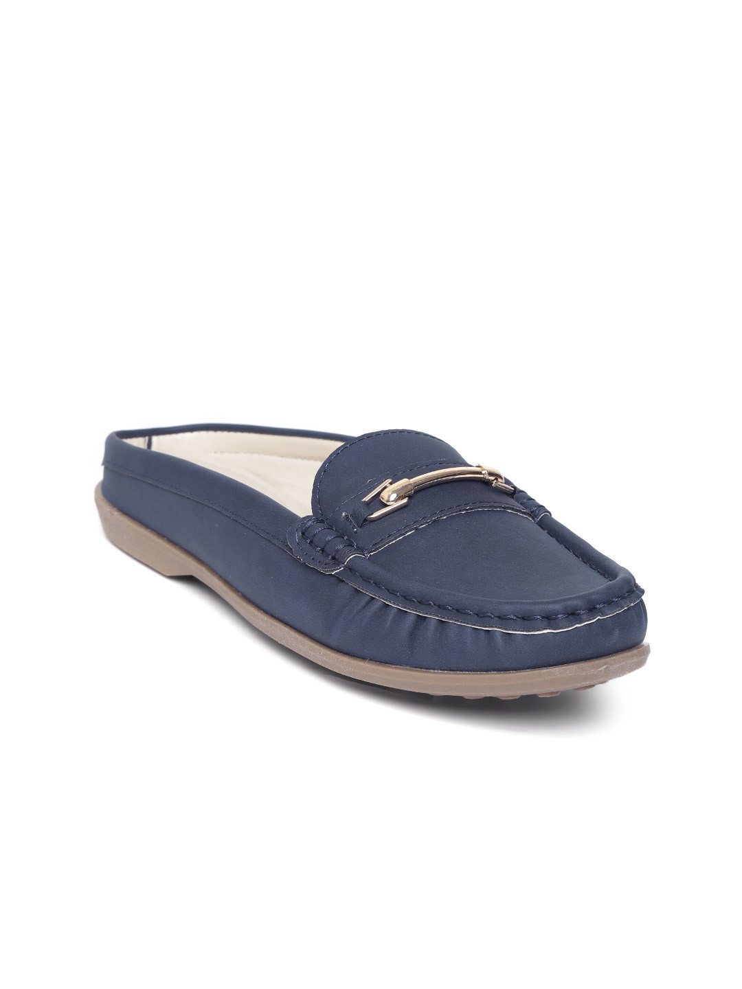 Buy Allen Solly Women Navy Blue Loafers Casual Shoes for Women