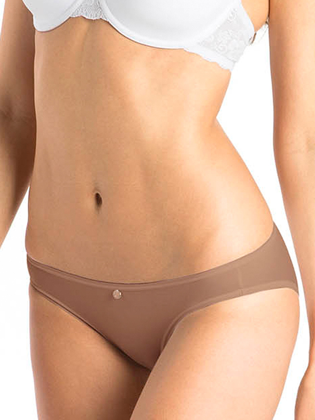 Buy Jockey Women Brown Bikini Briefs 2104 0105 Briefs for Women