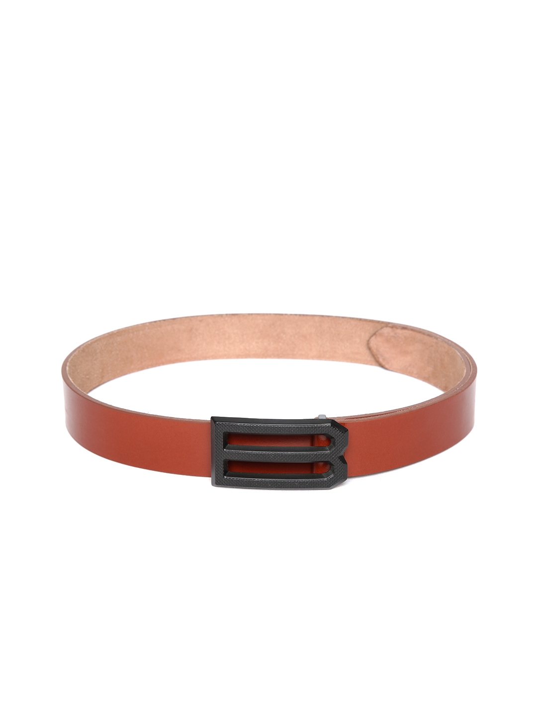 Buy United Colors Of Benetton Men Brown Solid Leather Belt - Belts for ...