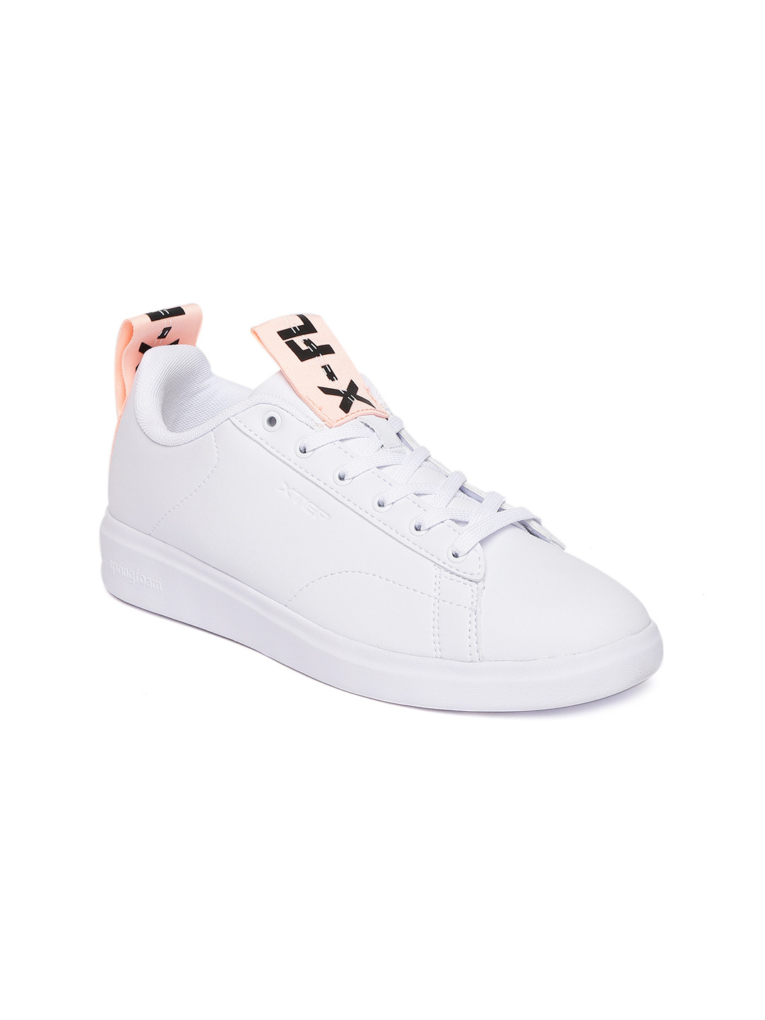 xtep white solid basketball shoes