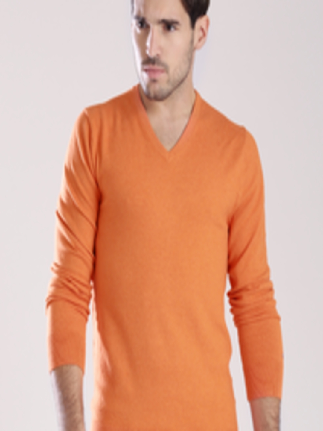 Buy Tommy Hilfiger Orange Woollen Sweater - Sweaters for Men 958994 ...