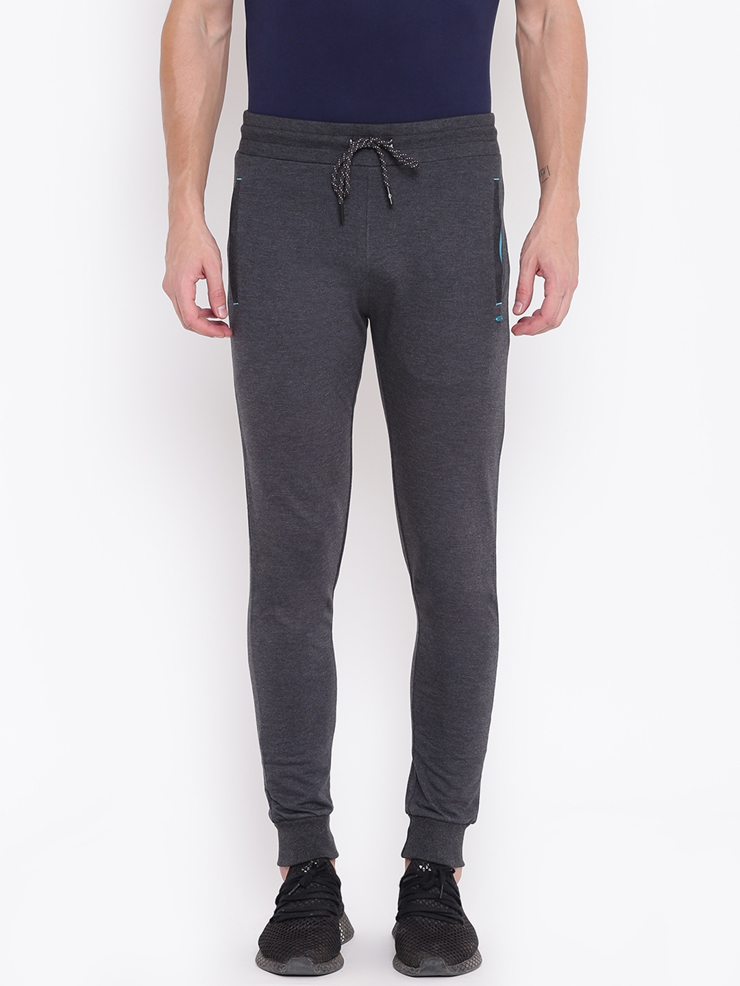 grey charcoal joggers