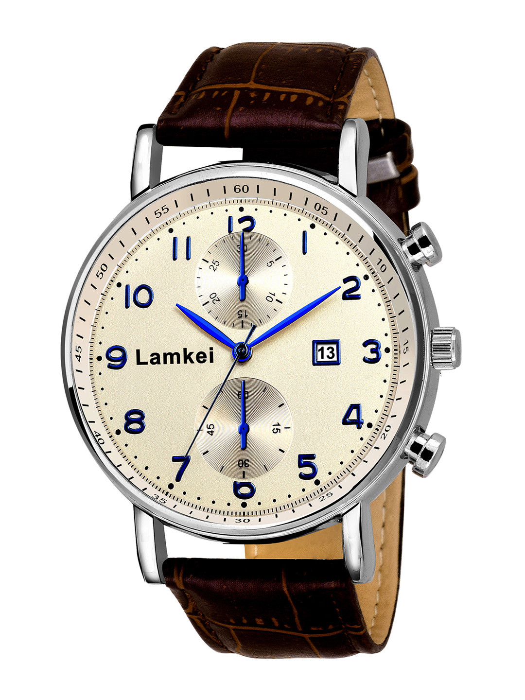 men's classic stainless steel chronograph emporio armani watch