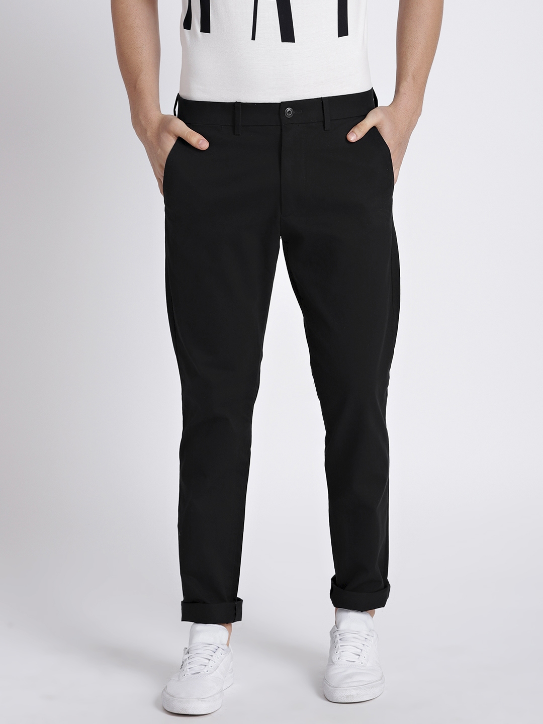 gap black chinos