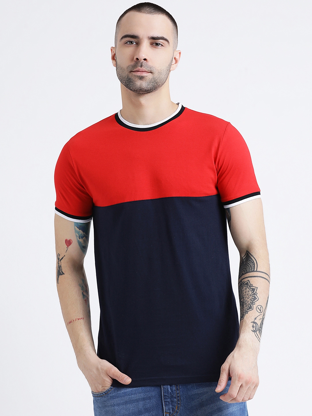 colourblocked t shirt
