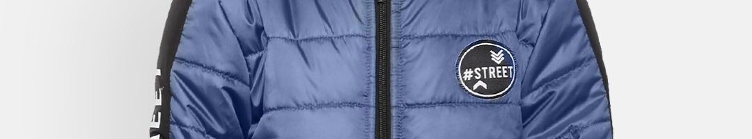 Buy YK Boys Blue Solid Bomber Jacket - Jackets for Boys 9657529 | Myntra