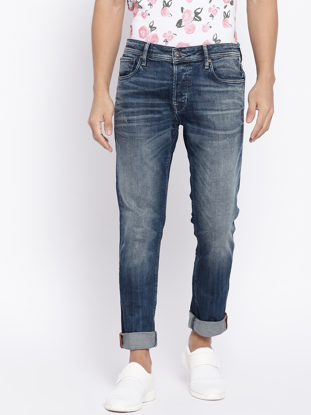 jack and jones light blue jeans