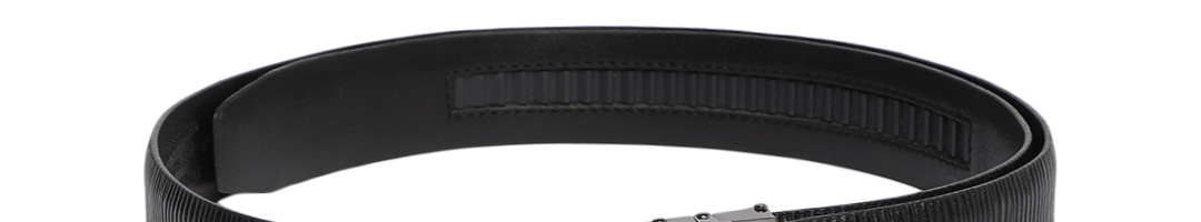 Buy Louis Philippe Men Black Leather Belt - Belts for Men 9658273 | Myntra