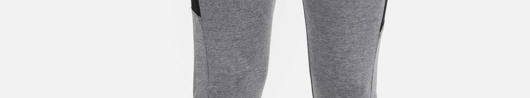 Buy Proline Active Men Grey Melange Comfort Fit Jogger Track Pants ...
