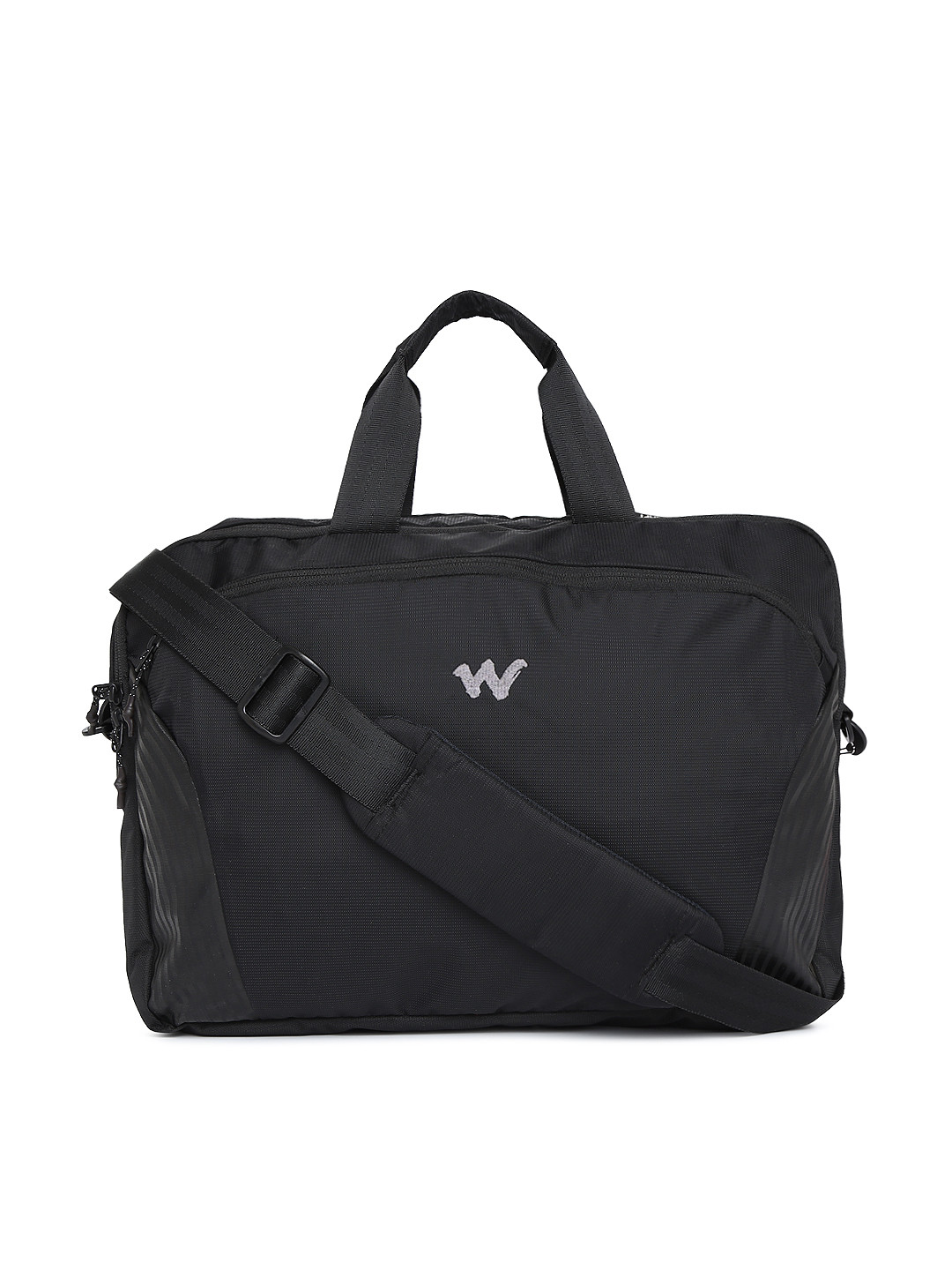Buy Wildcraft Unisex Black Pinnacle Solid Messenger Bag Laptop Bag