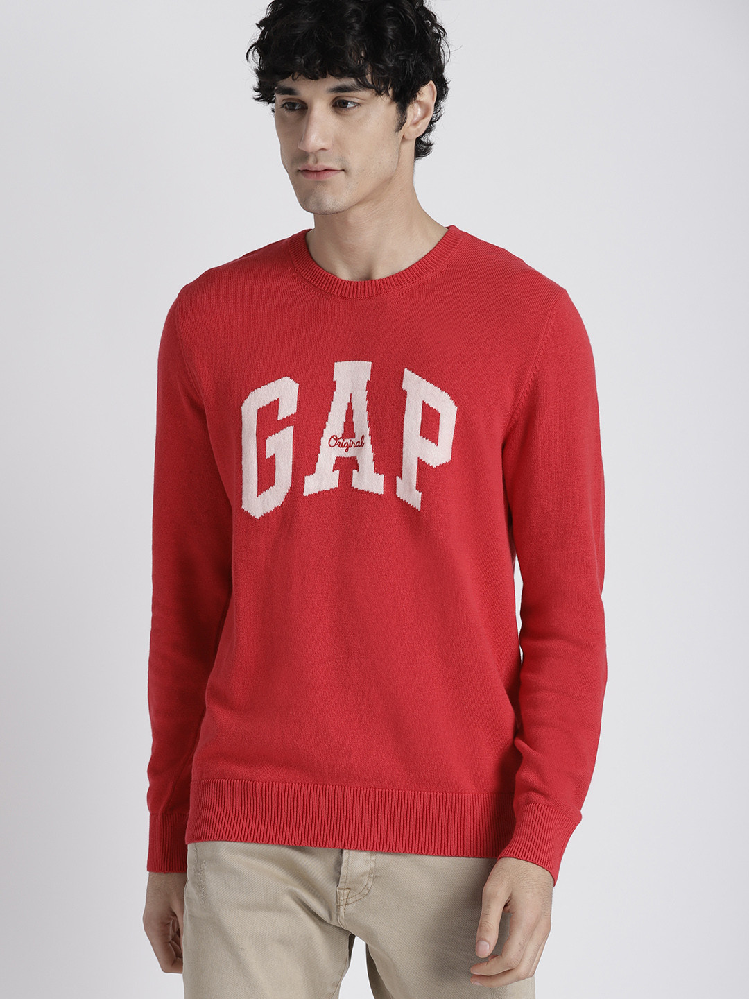 Buy GAP Men's Logo Crewneck Sweater Sweaters for Men 9682429 Myntra