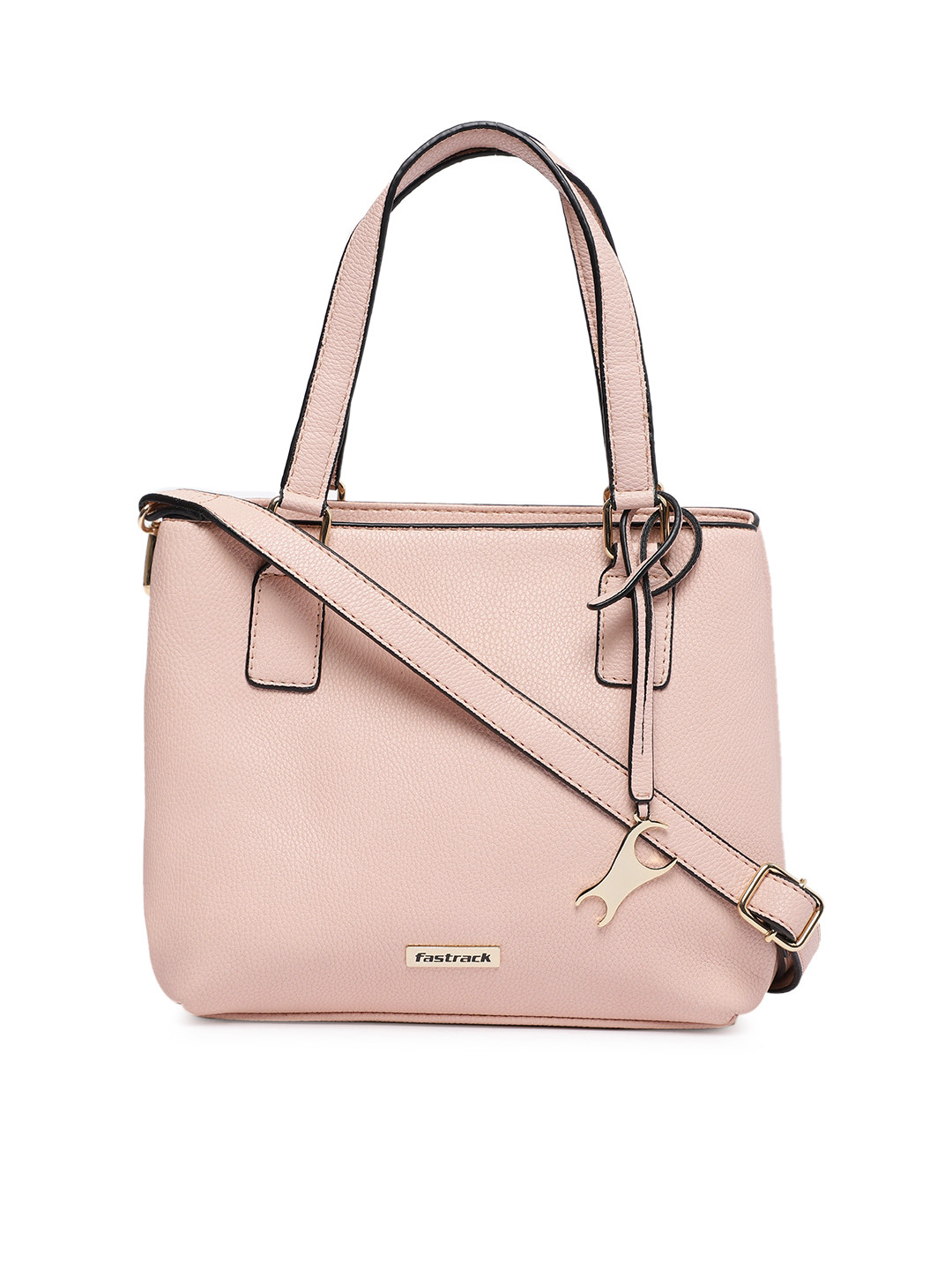 Buy Fastrack Pink Solid Handheld Bag Handbags for Women 9683637 Myntra