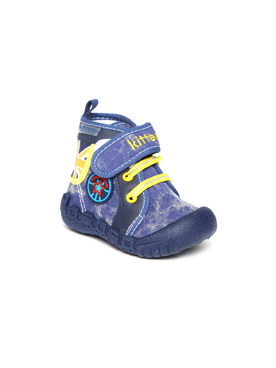 Buy Kittens Boys Navy Printed Casual Shoes Casual Shoes for Boys