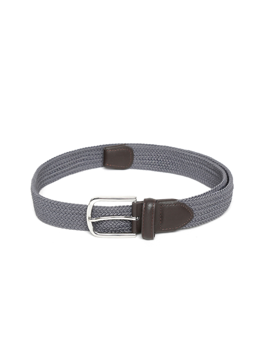 Buy Marks & Spencer Men Grey Braided Belt Belts for Men 9687283 Myntra