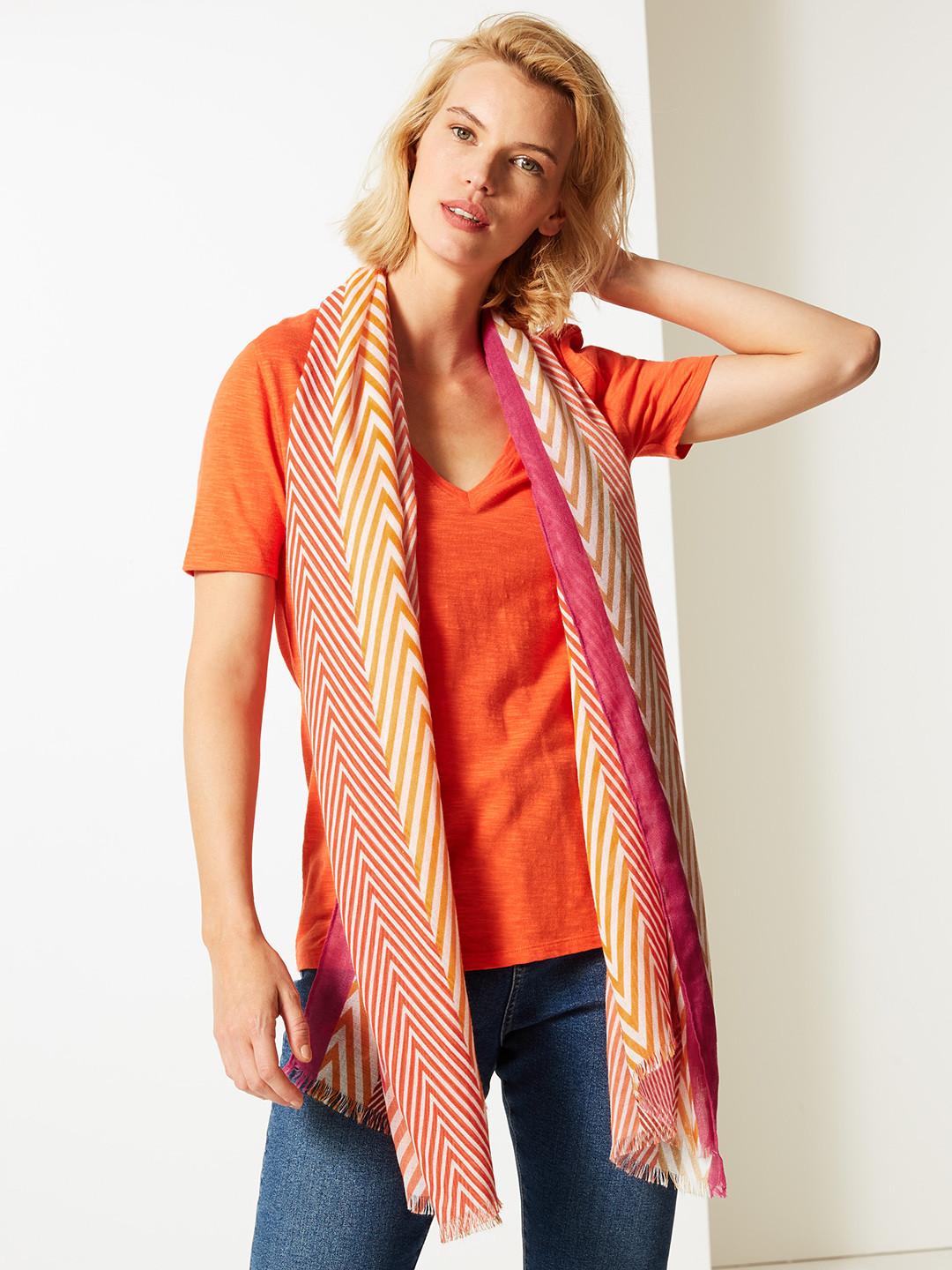 marks and spencer womens scarves and gloves