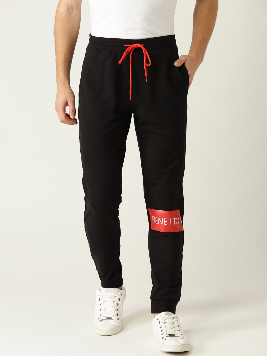 benetton track pants