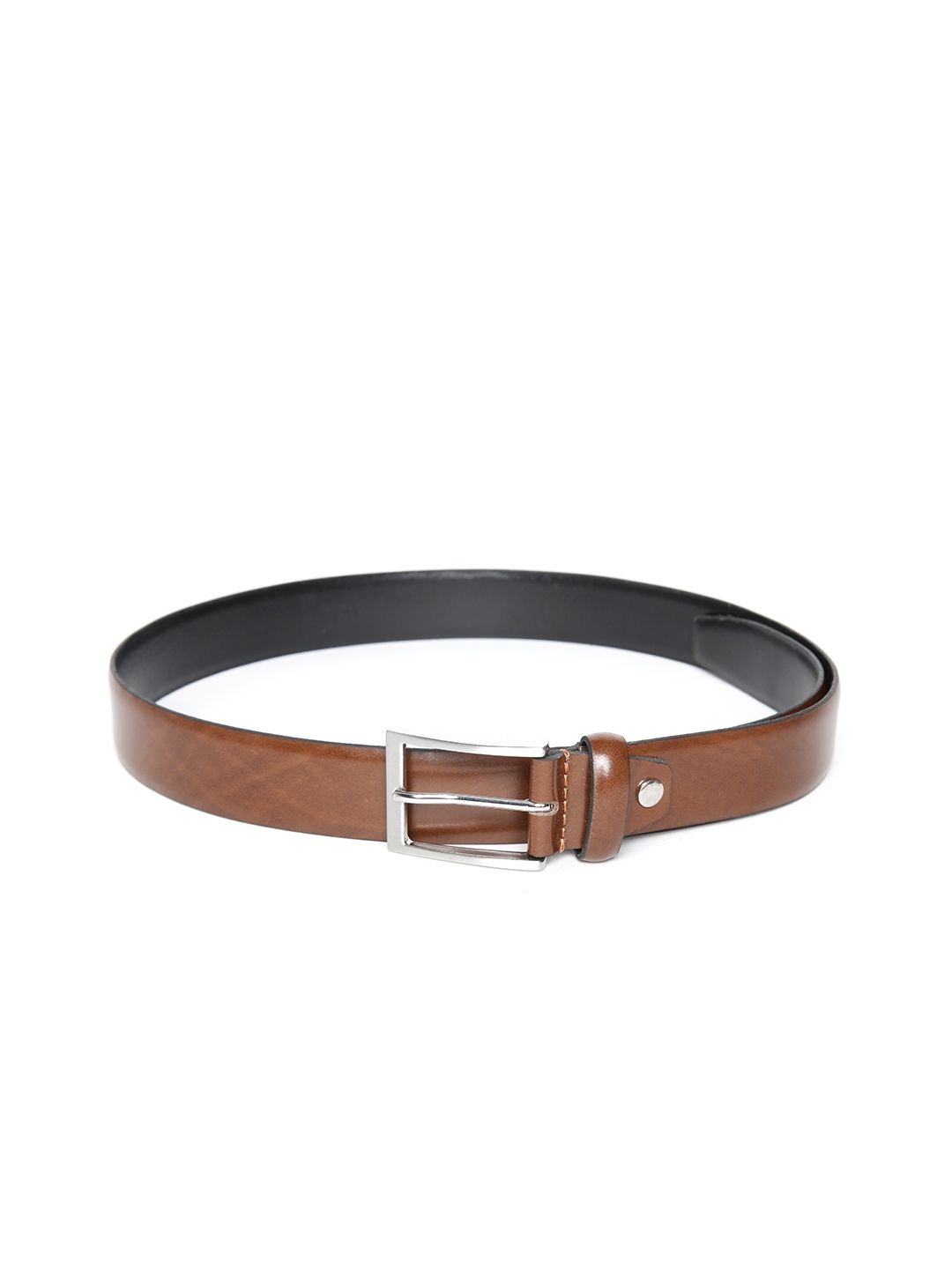 Buy Park Avenue Raymond Men Brown Leather Solid Belt - Belts for Men ...