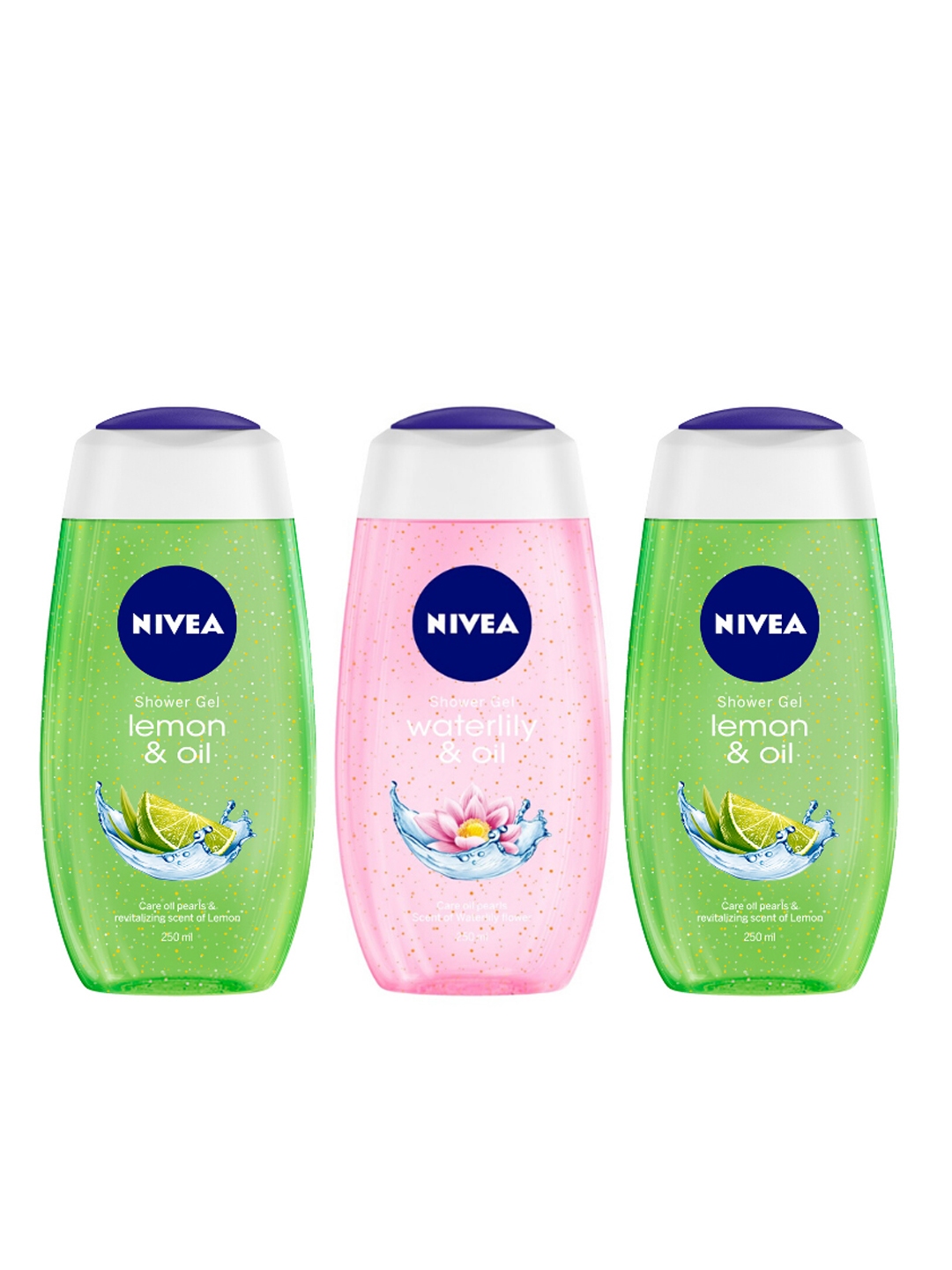 Buy Nivea Women Set Of 3 Shower Gels Body Wash And Scrub for Women