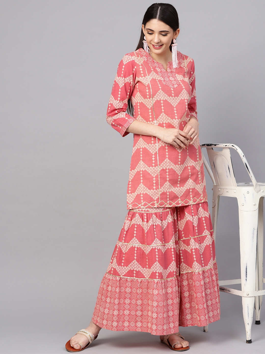 sharara set in myntra