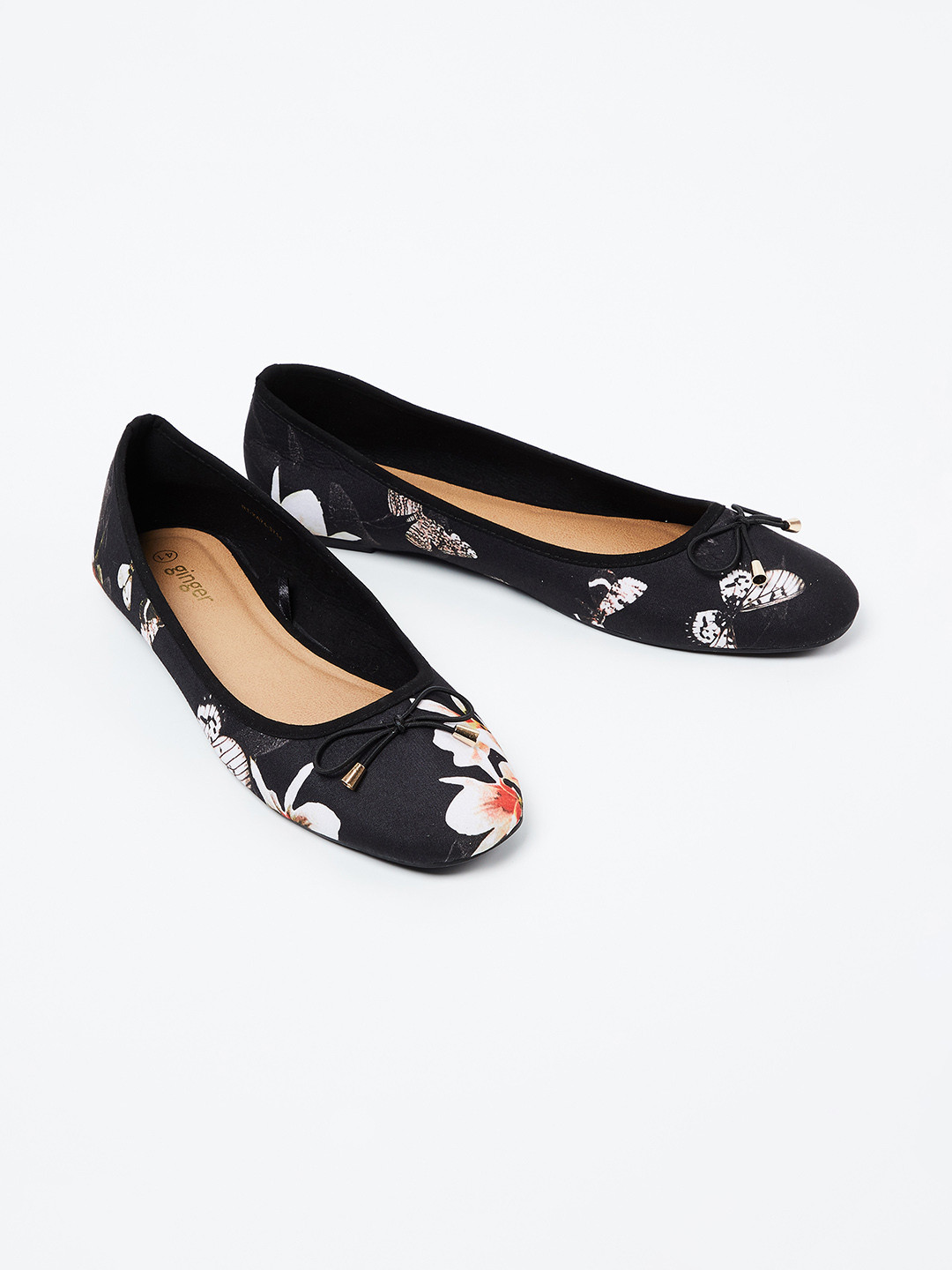 Buy Ginger By Lifestyle Women Black Loafers Casual Shoes