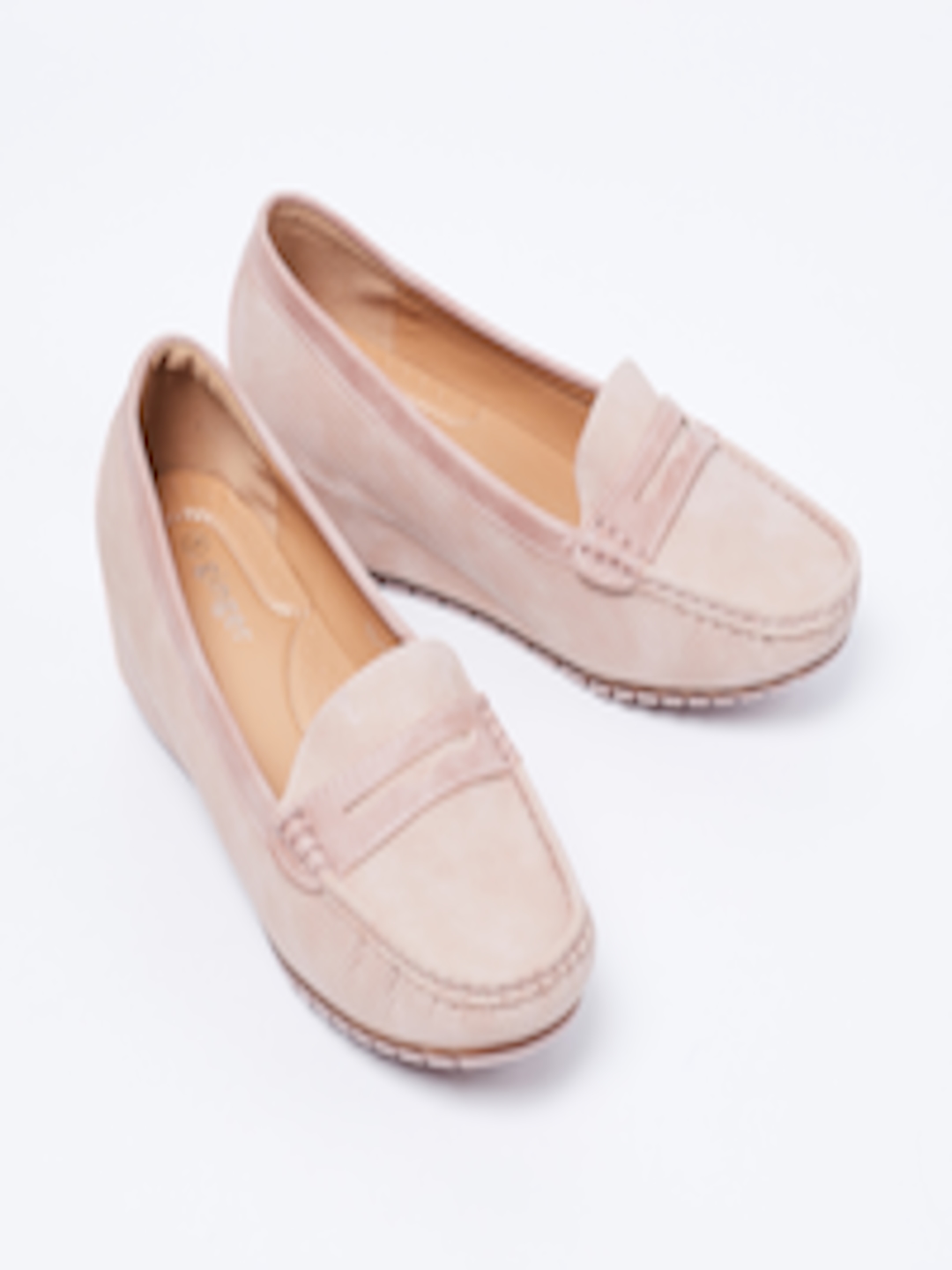 Buy Ginger By Lifestyle Women Pink Loafers - Casual Shoes for Women ...